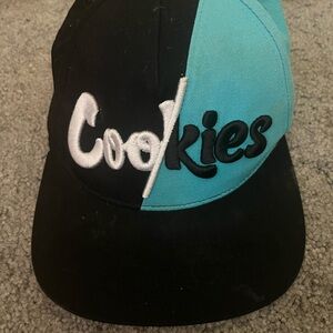 Cookies Black and Teal Cap One Size